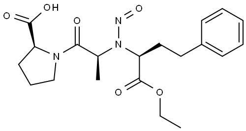 N-Nitroso Enalapril Structure