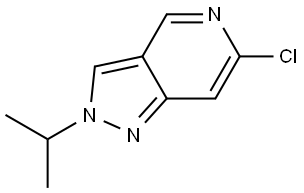 6-Chloro-2-isopropyl-2H-pyrazolo[4,3-c]pyridine Structure