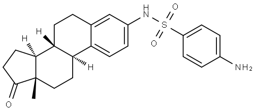 Benzenesulfonamide, 4-amino-N-(17-oxoestra-1,3,5(10)-trien-3-yl)- Structure