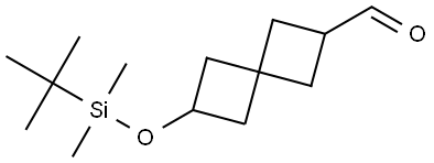 6-((tert-butyldimethylsilyl)oxy)spiro [3.3] heptane-2-carbaldehyde Structure