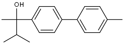 3-methyl-2-(4'-methyl-[1,1'-biphenyl]-4-yl)butan-2-ol Structure