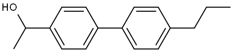 1-(4'-propyl-[1,1'-biphenyl]-4-yl)ethanol Structure
