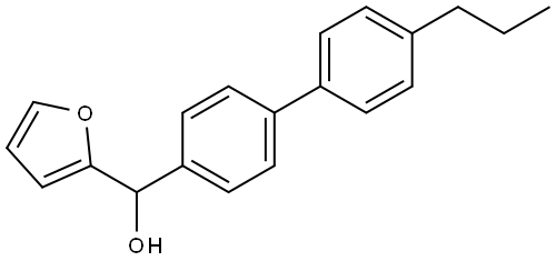 furan-2-yl(4'-propyl-[1,1'-biphenyl]-4-yl)methanol Structure