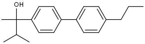 3-methyl-2-(4'-propyl-[1,1'-biphenyl]-4-yl)butan-2-ol Structure