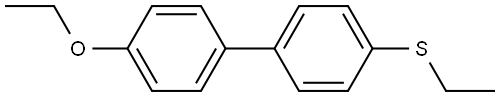 (4'-ethoxy-[1,1'-biphenyl]-4-yl)(ethyl)sulfane Structure