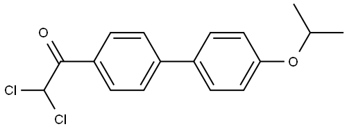 2,2-dichloro-1-(4'-isopropoxy-[1,1'-biphenyl]-4-yl)ethanone Structure