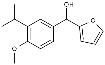 furan-2-yl(3-isopropyl-4-methoxyphenyl)methanol Structure