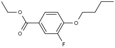 ethyl 4-butoxy-3-fluorobenzoate Structure