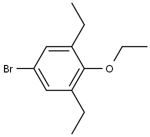 5-bromo-2-ethoxy-1,3-diethylbenzene Structure