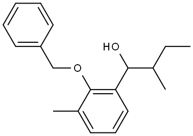 1-(2-(benzyloxy)-3-methylphenyl)-2-methylbutan-1-ol Structure