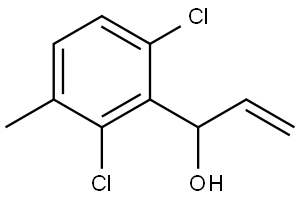 1-(2,6-dichloro-3-methylphenyl)prop-2-en-1-ol Structure