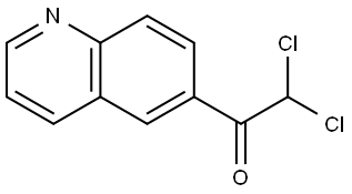 2,2-dichloro-1-(quinolin-6-yl)ethanone Structure