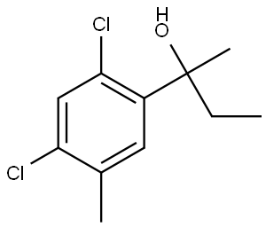 2-(2,4-dichloro-5-methylphenyl)butan-2-ol Structure