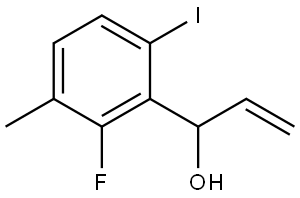 1-(2-fluoro-6-iodo-3-methylphenyl)prop-2-en-1-ol Structure