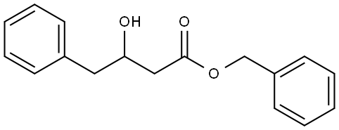 benzyl 3-hydroxy-4-phenylbutanoate Structure