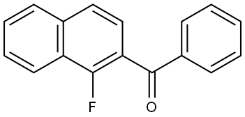 (1-fluoronaphthalen-2-yl)(phenyl)methanone Structure