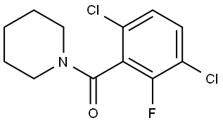 (3,6-dichloro-2-fluorophenyl)(piperidin-1-yl)methanone Structure