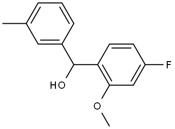 (4-fluoro-2-methoxyphenyl)(m-tolyl)methanol Structure