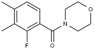 (2-fluoro-3,4-dimethylphenyl)(morpholino)methanone Structure