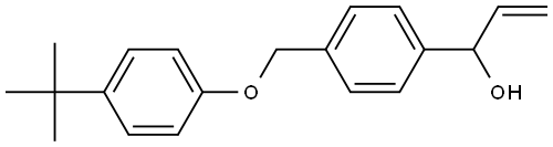 1-(4-((4-(tert-butyl)phenoxy)methyl)phenyl)prop-2-en-1-ol Structure