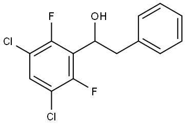 1-(3,5-dichloro-2,6-difluorophenyl)-2-phenylethanol Structure