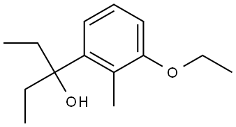 3-(3-ethoxy-2-methylphenyl)pentan-3-ol Structure