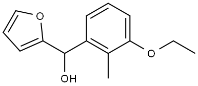 (3-ethoxy-2-methylphenyl)(furan-2-yl)methanol Structure