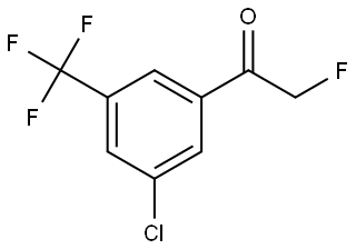 1-(3-chloro-5-(trifluoromethyl)phenyl)-2-fluoroethanone Structure