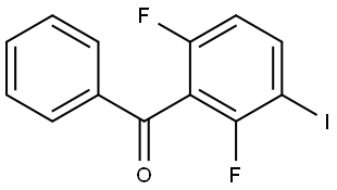 (2,6-difluoro-3-iodophenyl)(phenyl)methanone Structure