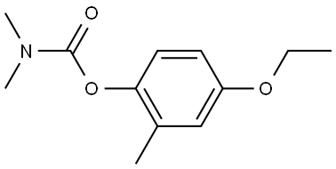 4-ethoxy-2-methylphenyl dimethylcarbamate Structure