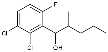 1-(2,3-dichloro-6-fluorophenyl)-2-methylpentan-1-ol Structure