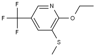 2-ethoxy-3-(methylthio)-5-(trifluoromethyl)pyridine Structure