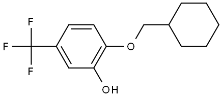 2-(cyclohexylmethoxy)-5-(trifluoromethyl)phenol Structure