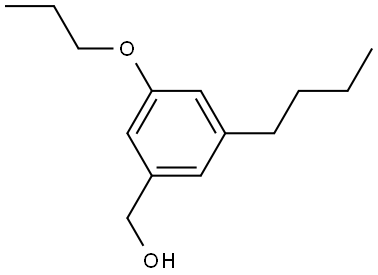 (3-butyl-5-propoxyphenyl)methanol Structure