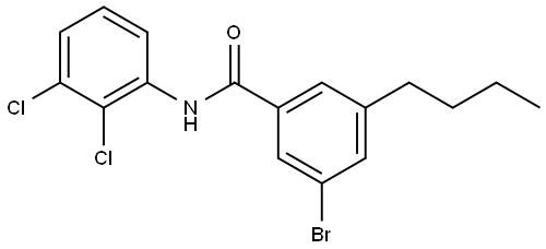 3-bromo-5-butyl-N-(2,3-dichlorophenyl)benzamide Structure