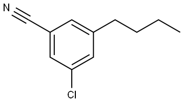 3-butyl-5-chlorobenzonitrile Structure