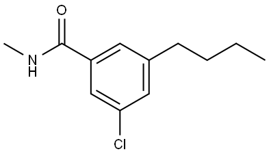 3-butyl-5-chloro-N-methylbenzamide Structure