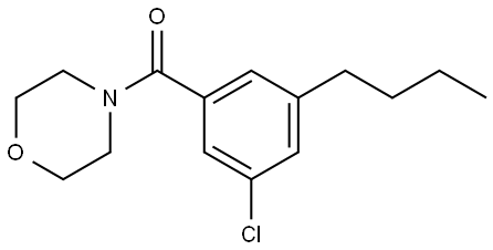 (3-butyl-5-chlorophenyl)(morpholino)methanone Structure