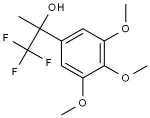 1,1,1-trifluoro-2-(3,4,5-trimethoxyphenyl)propan-2-ol Structure