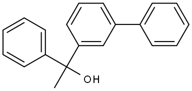 1-([1,1'-biphenyl]-3-yl)-1-phenylethanol Structure