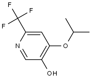 4-isopropoxy-6-(trifluoromethyl)pyridin-3-ol Structure