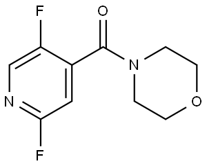 (2,5-difluoropyridin-4-yl)(morpholino)methanone 구조식 이미지