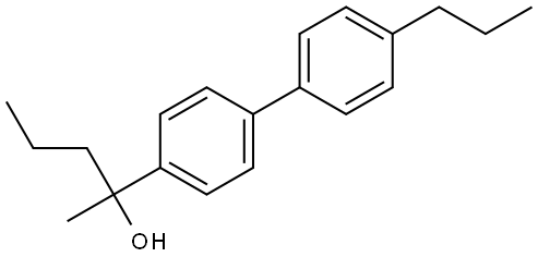 2-(4'-propyl-[1,1'-biphenyl]-4-yl)pentan-2-ol Structure