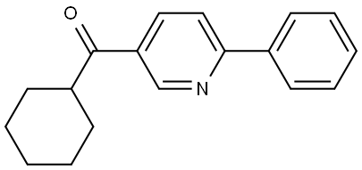 cyclohexyl(6-phenylpyridin-3-yl)methanone Structure