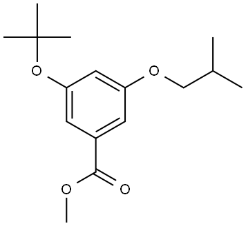 methyl 3-(tert-butoxy)-5-isobutoxybenzoate Structure