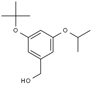 (3-(tert-butoxy)-5-isopropoxyphenyl)methanol Structure