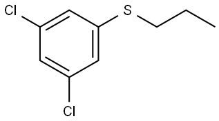 (3,5-dichlorophenyl)(propyl)sulfane Structure