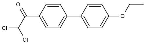 2,2-dichloro-1-(4'-ethoxy-[1,1'-biphenyl]-4-yl)ethanone Structure