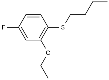 butyl(2-ethoxy-4-fluorophenyl)sulfane Structure