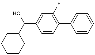 cyclohexyl(2-fluoro-[1,1'-biphenyl]-4-yl)methanol Structure